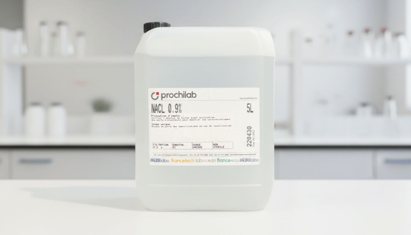 NACL 0.9% 5L - Sans bulletin d'analyse